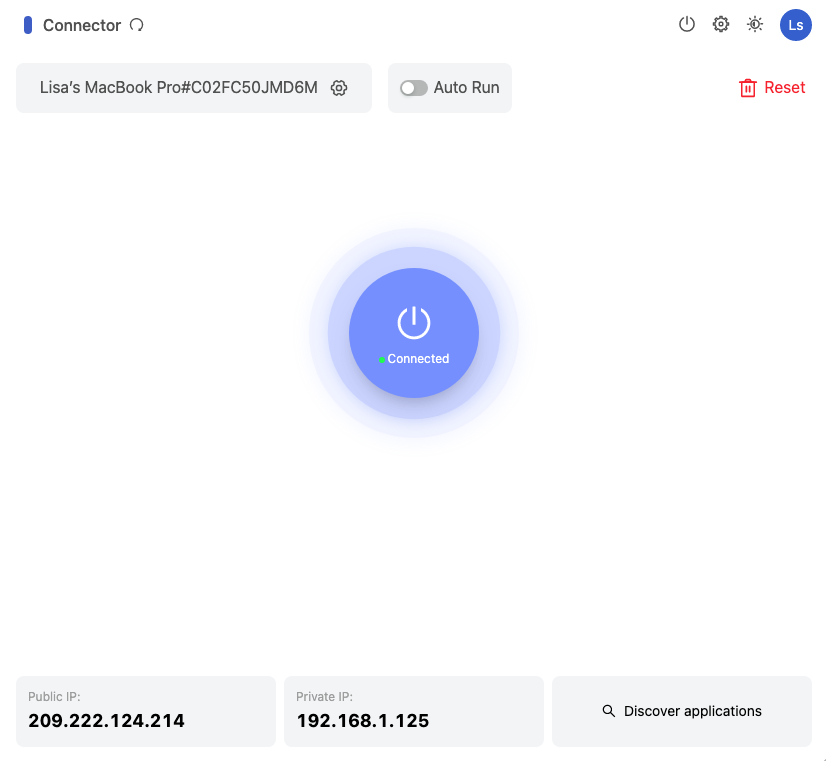 Successful connection
